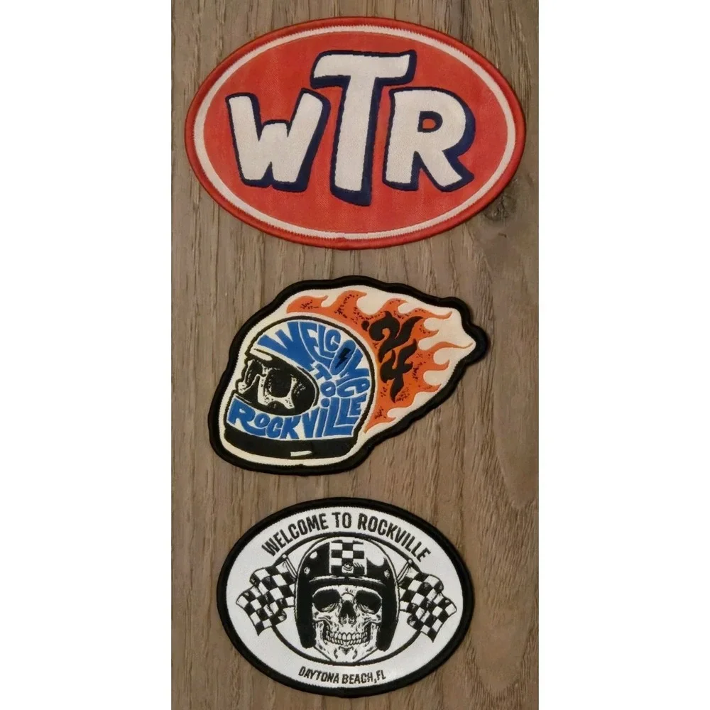 Welcome To Rockville‎ Iron On Patches Official Merchandise NEW Set Of 3 Festival